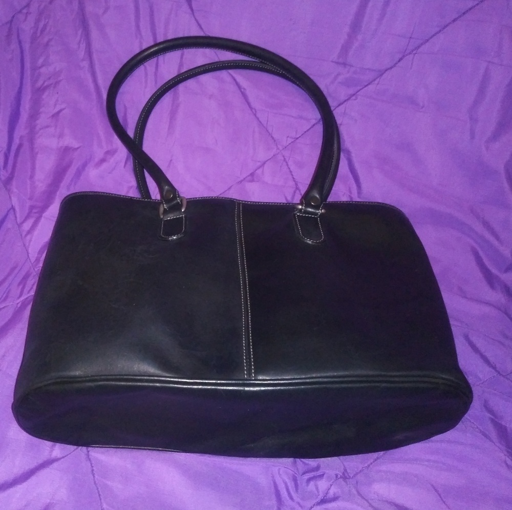 Levenger Leather Tote Handbag